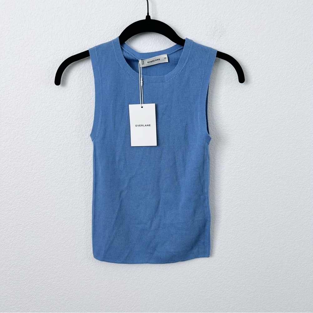 Everlane Fine Merino Ribbed Shell